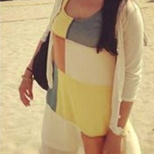 Blu Pepper Y2K Color Block Dress